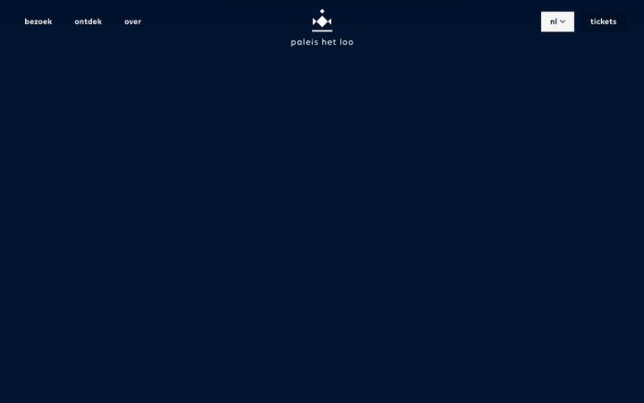 Screenshot of paleishetloo.nl