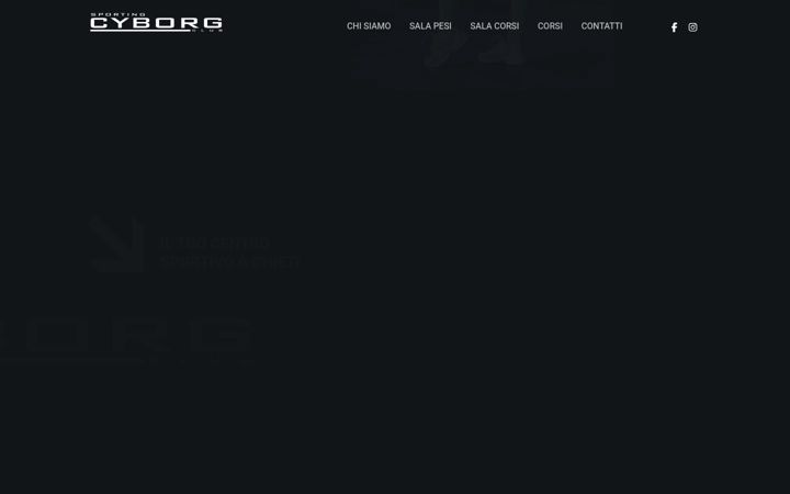 Screenshot of palestracyborg.it