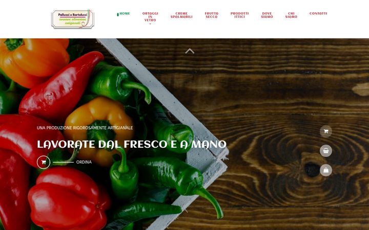 Posnetek zaslona palluzzibartolucci.it