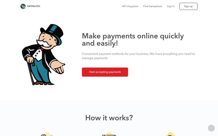 Screenshot of pally.info