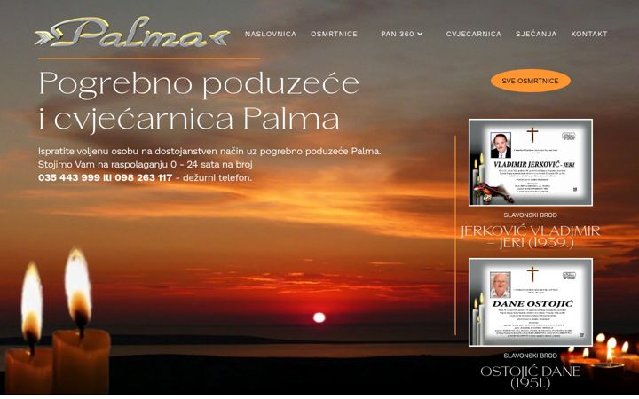 Screenshot of palma-sb.com
