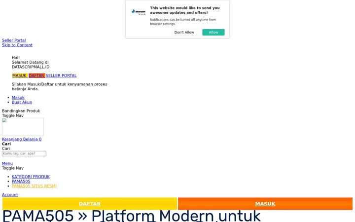 Screenshot of pama505.com