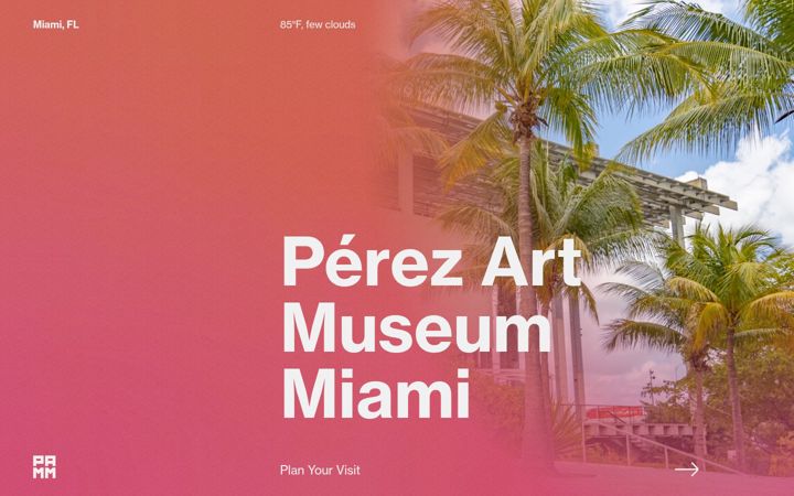 Screenshot of pamm.org