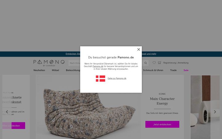 Screenshot of pamono.de