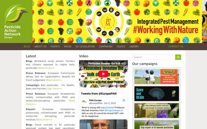 Screenshot von pan-europe.info