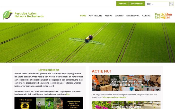 Screenshot of pan-netherlands.org