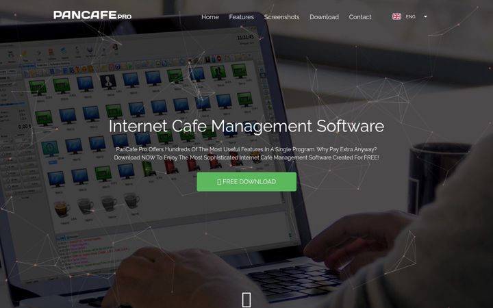 Екранна снимка на pancafepro.com