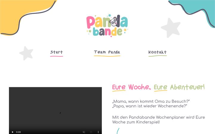 Screenshot ta' pandabande.com