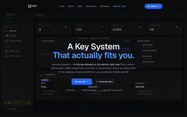 Screenshot of pandadevelopment.net