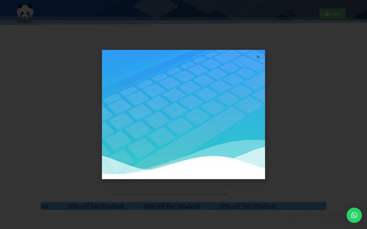 Screenshot of pandahost.in