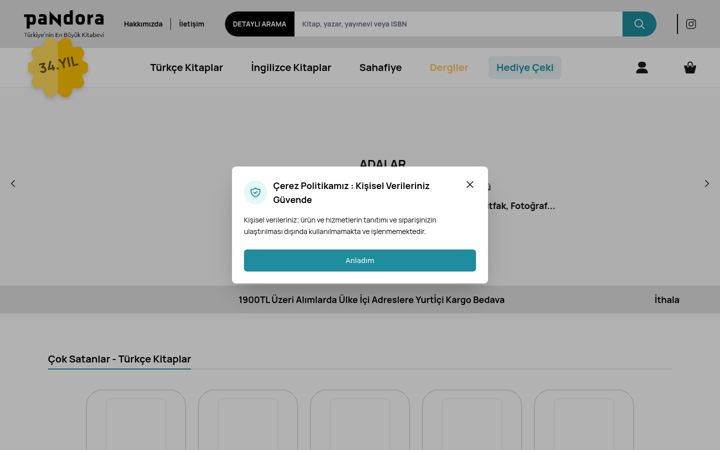 Screenshot of pandora.com.tr