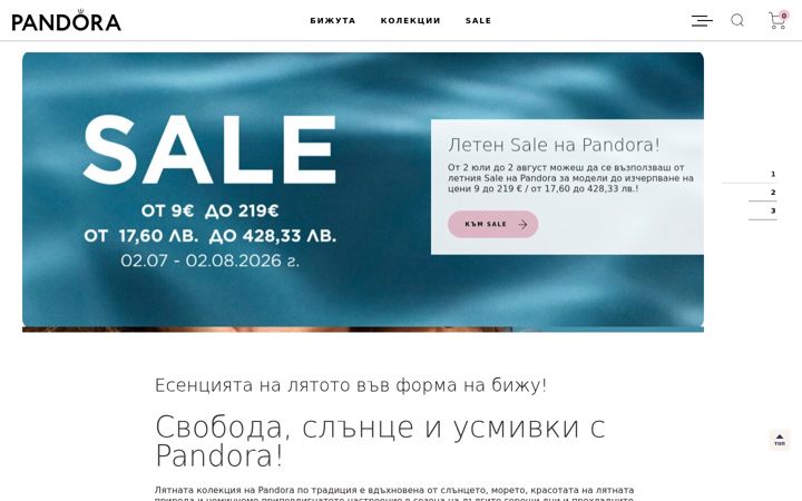 Screenshot of pandorabulgaria.net