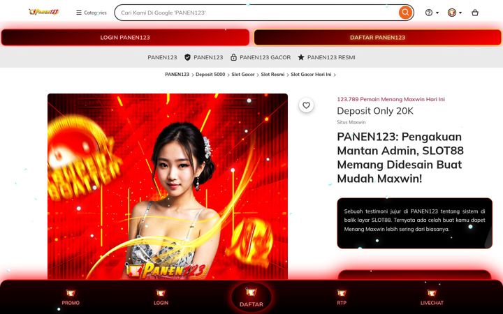 Screenshot of panen123jackpots.com