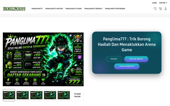 Posnetek zaslona panglima777.online