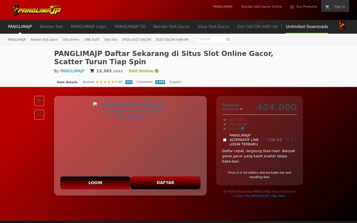 Screenshot of panglimajp-login.org