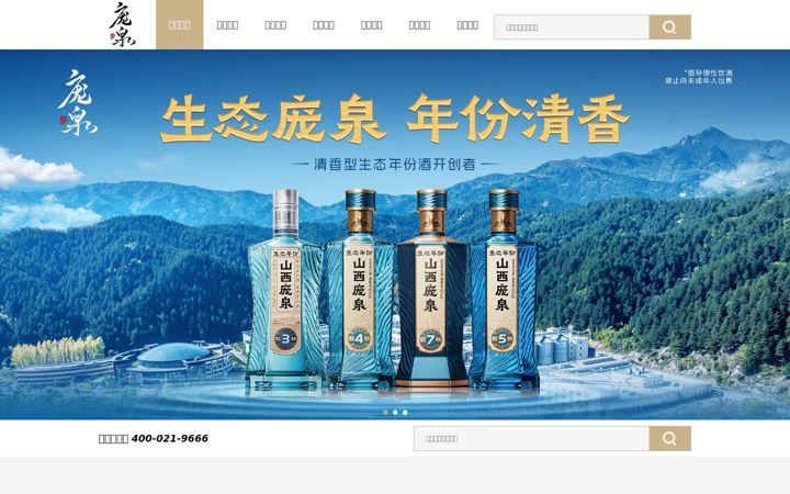 Screenshot of pangquanjiu.com