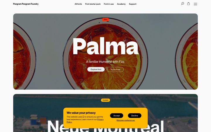 Skärmbild av pangrampangram.com