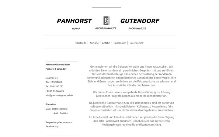 Skærmbillede af panhorst-gutendorf.de