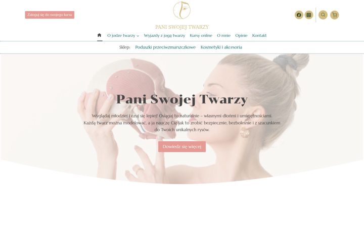 Posnetek zaslona paniswojejtwarzy.pl