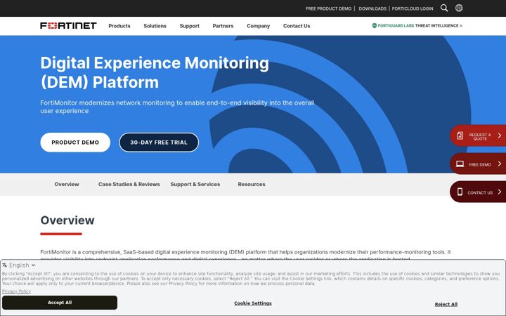 Screenshot of panopta.com