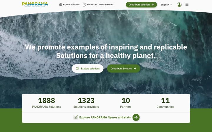 Screenshot of panorama.solutions