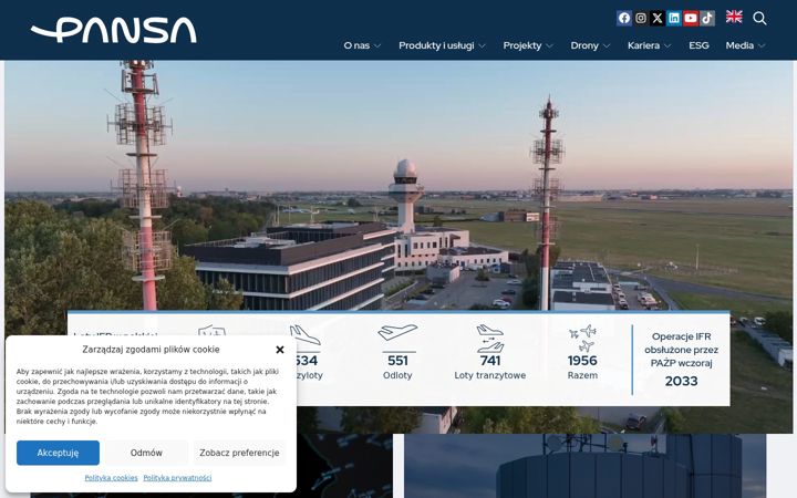 Screenshot of pansa.pl