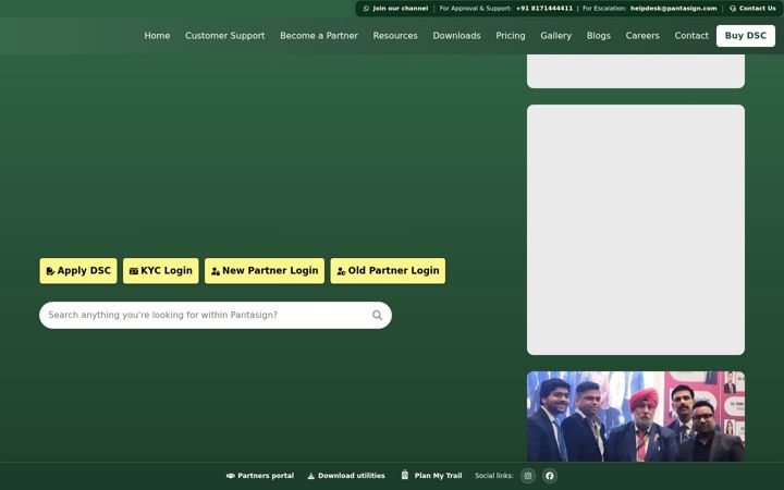Screenshot of pantasign.com