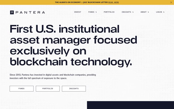 Screenshot of panteracapital.com