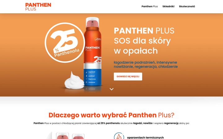Screenshot of panthenplus.pl