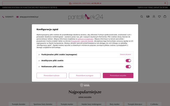 Screenshot of pantofelek24.pl