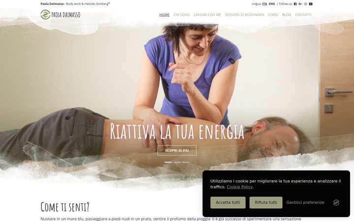 Screenshot von paoladalmasso.com