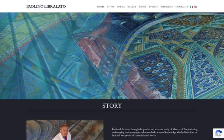 Képernyőkép: paolinolibralatoscenografo.it