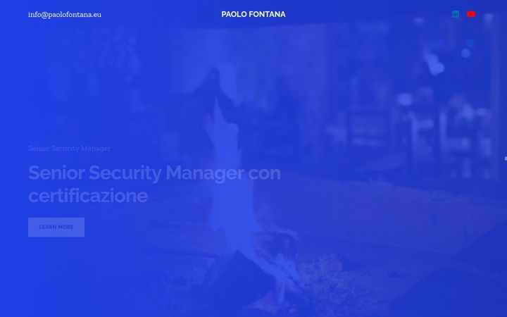 Kuvakaappaus sivustosta paolofontana.eu