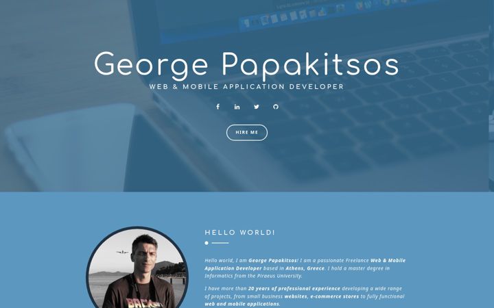 Screenshot of papakitsos.gr
