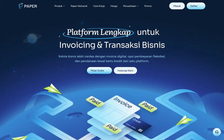 Screenshot of paper.id
