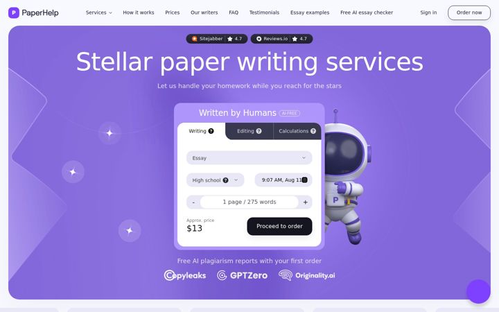 Screenshot of paperhelp.org