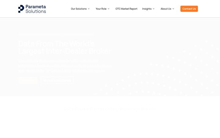 Screenshot of parametasolutions.com
