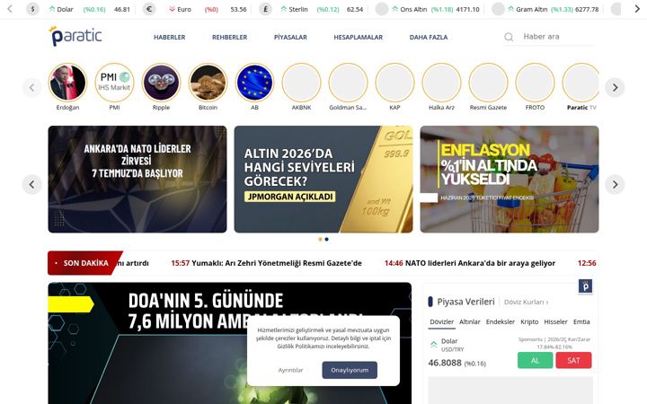 Screenshot of paratic.com