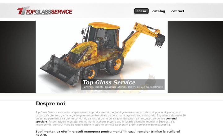 Screenshot of parbrizeutilaje.ro