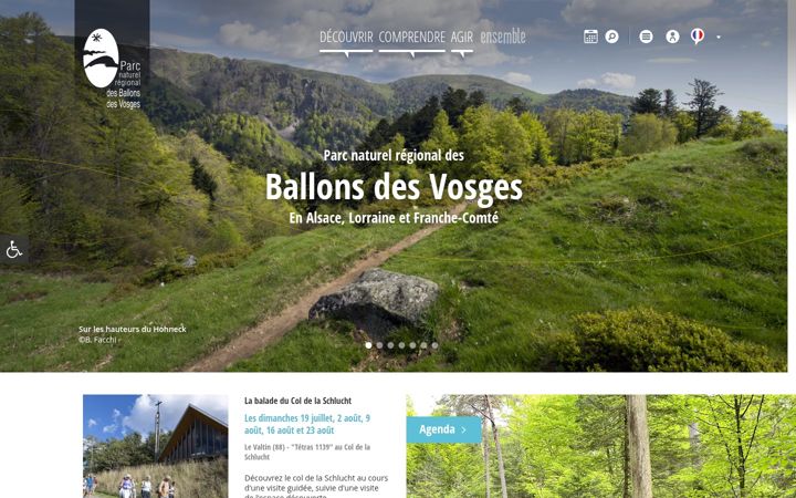 Screenshot of parc-ballons-vosges.fr