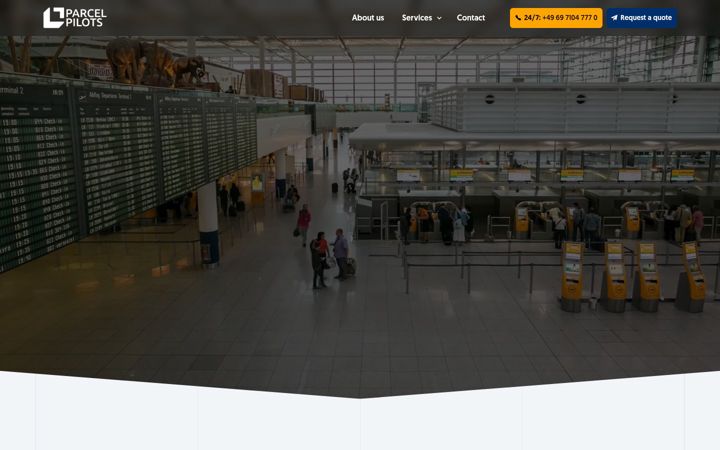 Screenshot of parcelpilots.com
