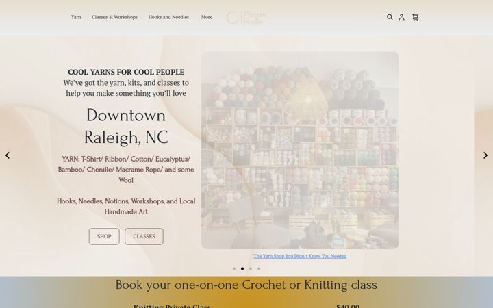 Screenshot of parcerostudio.com