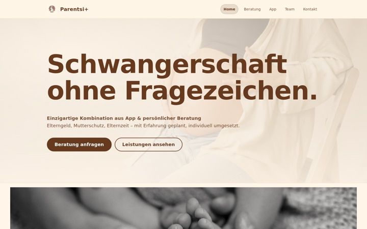 Screenshot of parentsiplus.de