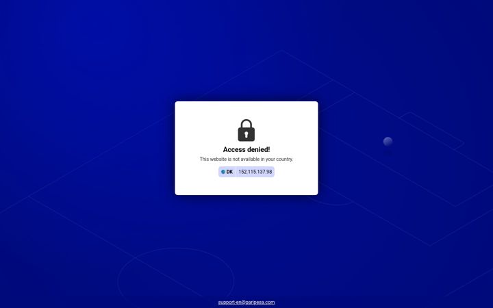 Screenshot of paripesa.com