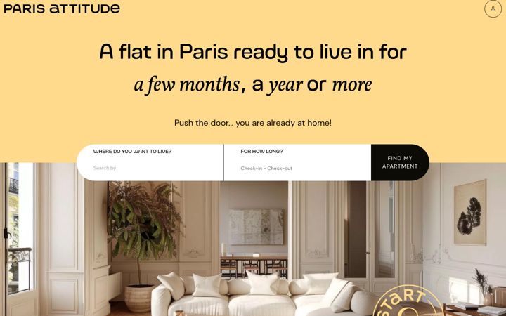 Screenshot of parisattitude.com