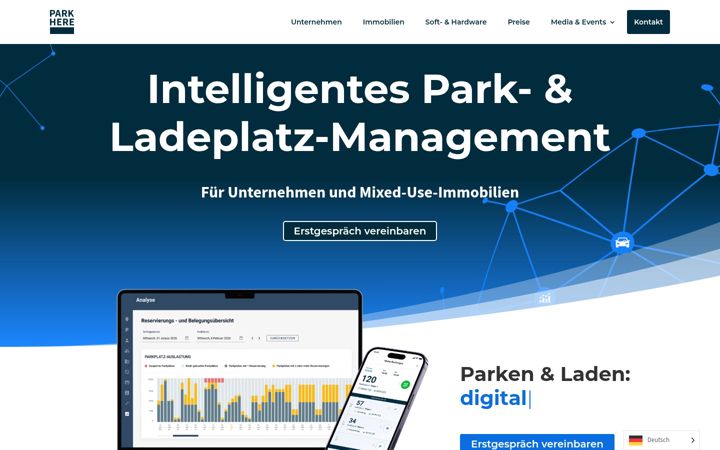 Screenshot of park-here.eu
