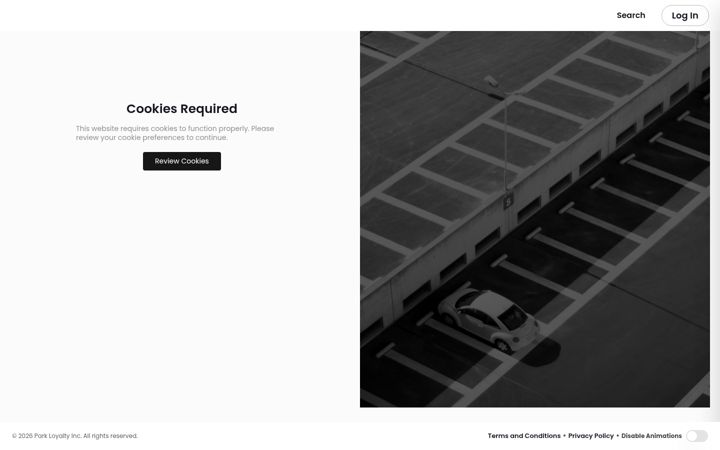 Screenshot stránky parkephratapa.com