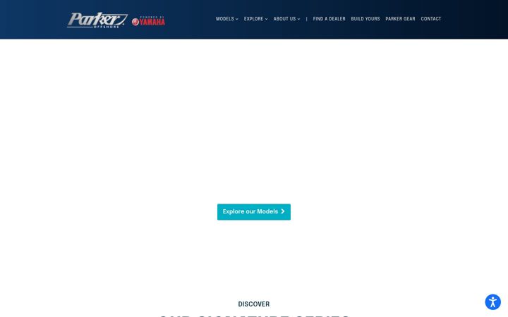 Screenshot of parkerboats.com