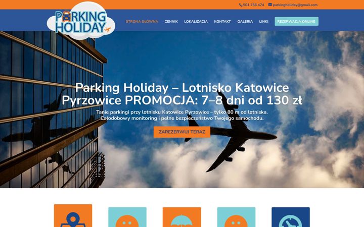 Screenshot of parking-holiday.pl
