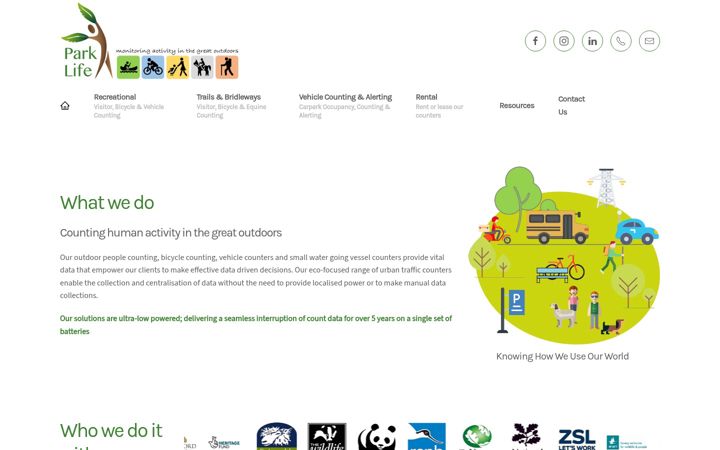 Zrzut ekranu parklifemonitoring.com
